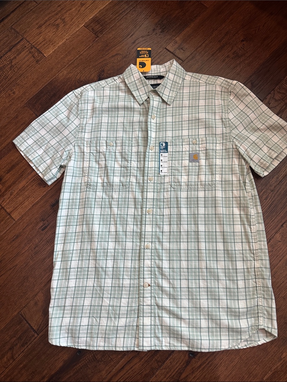 Carhartt Short-Sleeve Bozeman plaid Button-Down